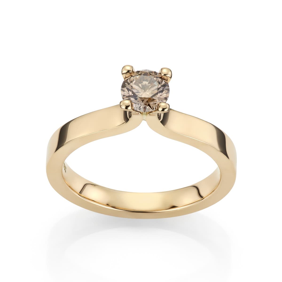 Ring, D-A Classic Fancy Brown Champagne diamant 0,50 ct