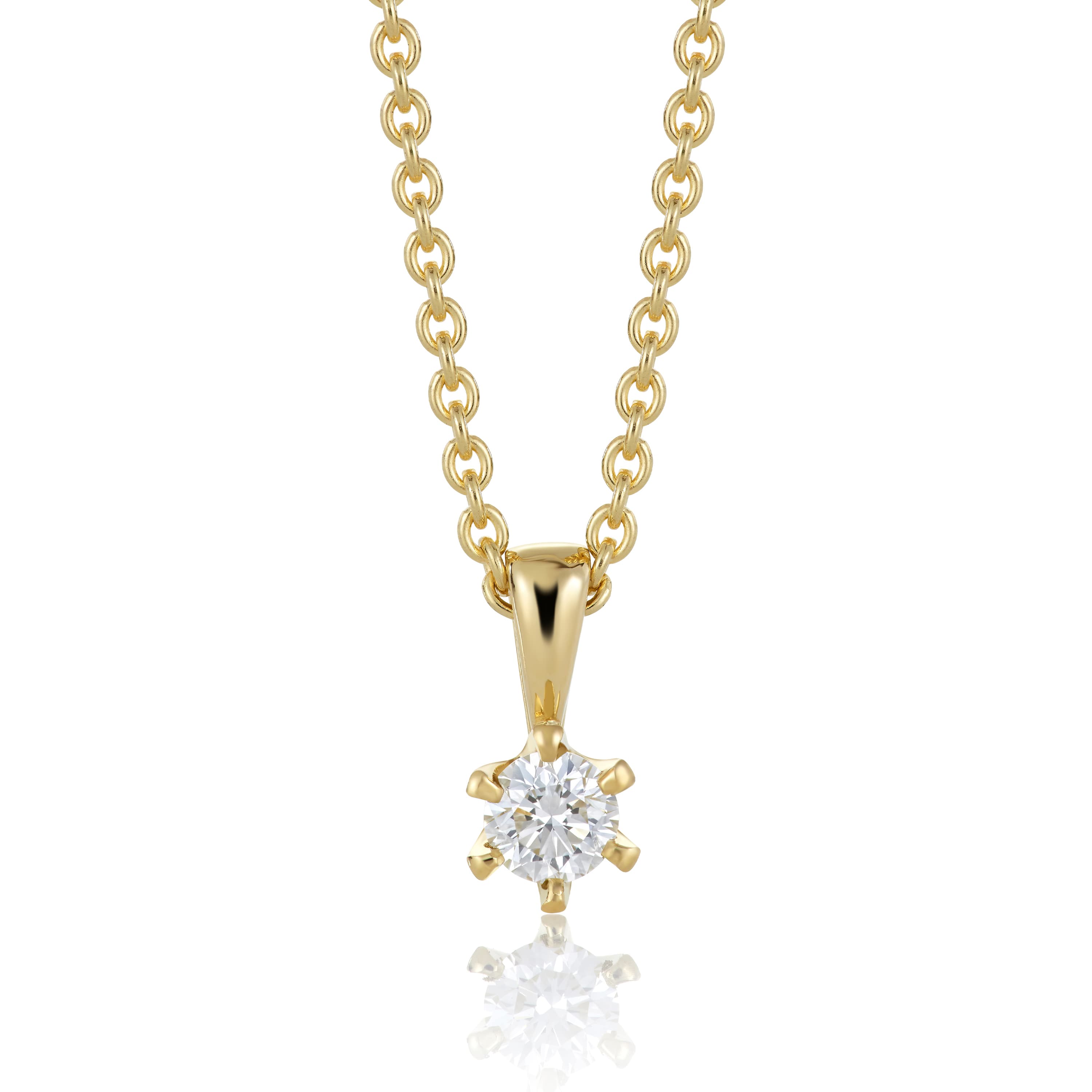Anheng, Solitær diamant 0,10 ct