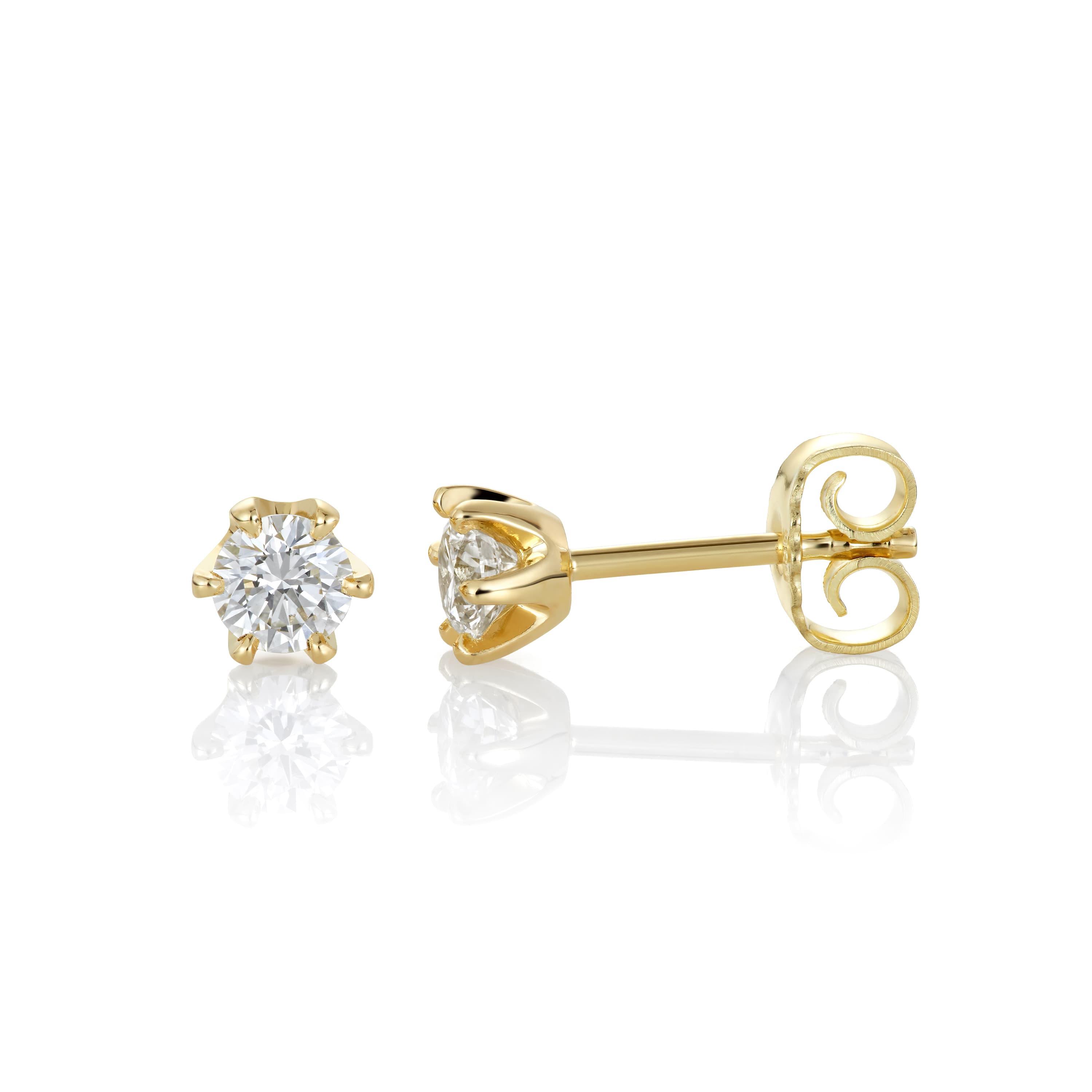 Ørepynt, Solitær diamanter 0,60 ct
