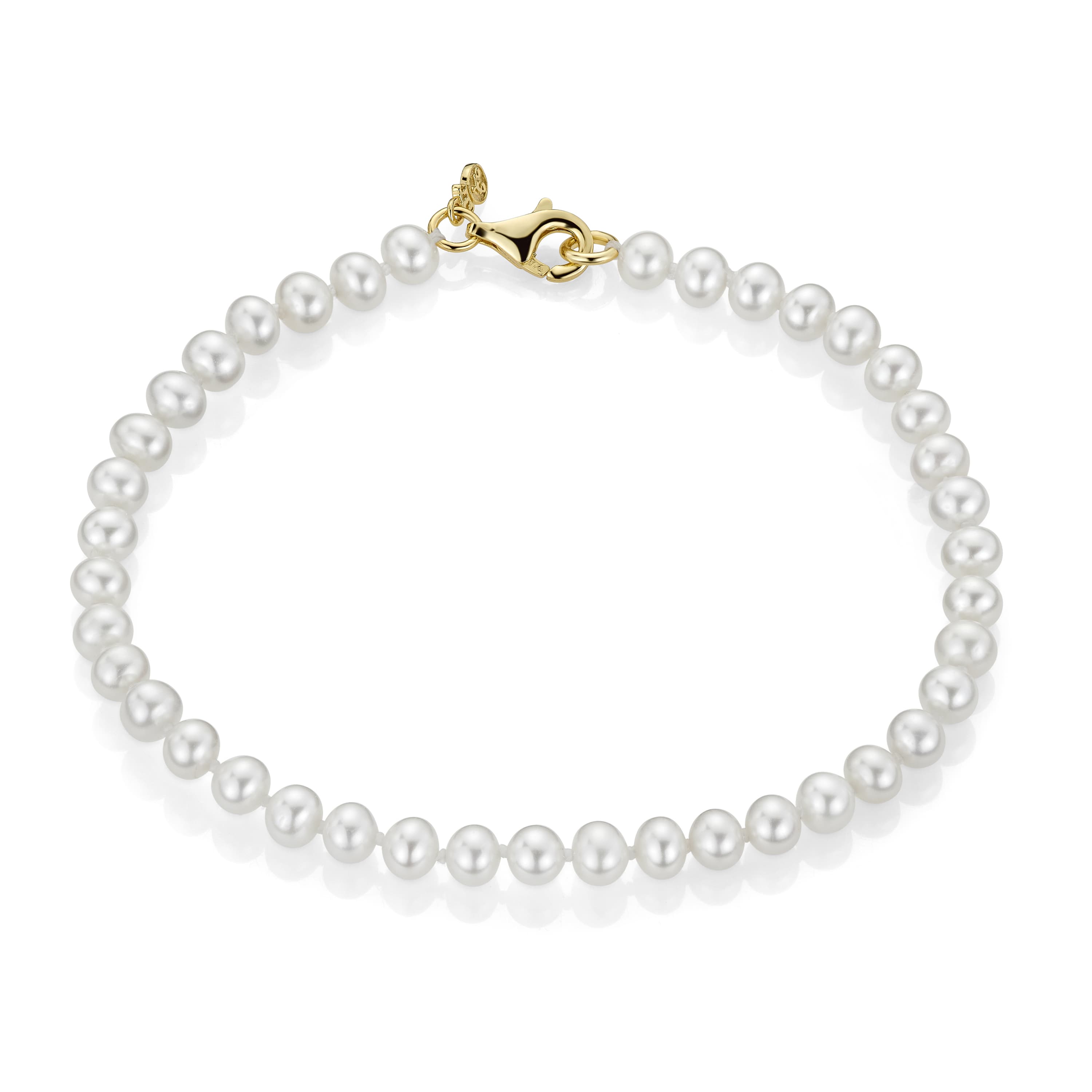 Armbånd, Stjernestøv Ferskvannsperler 4mm