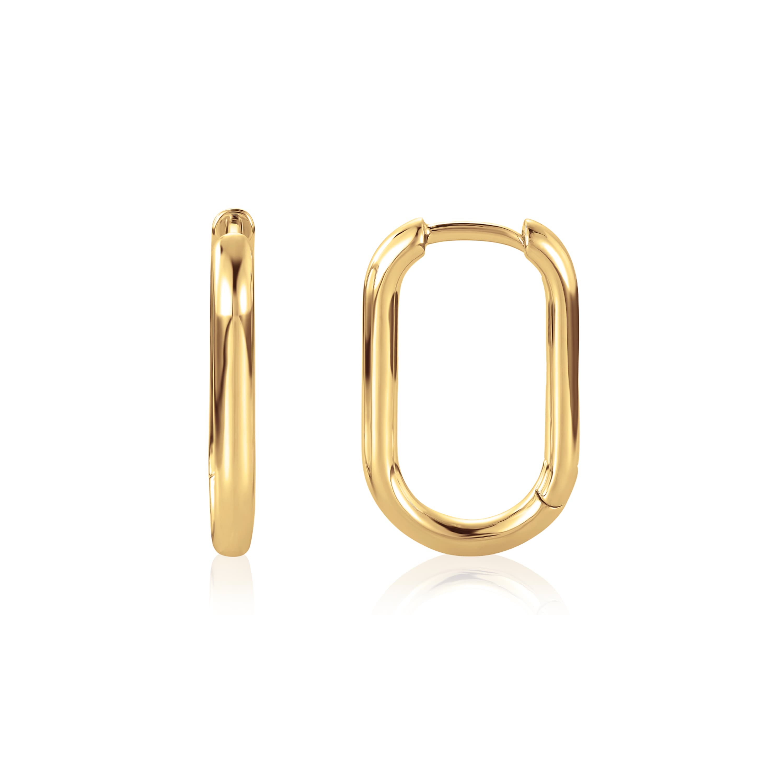Øreringer, Oval