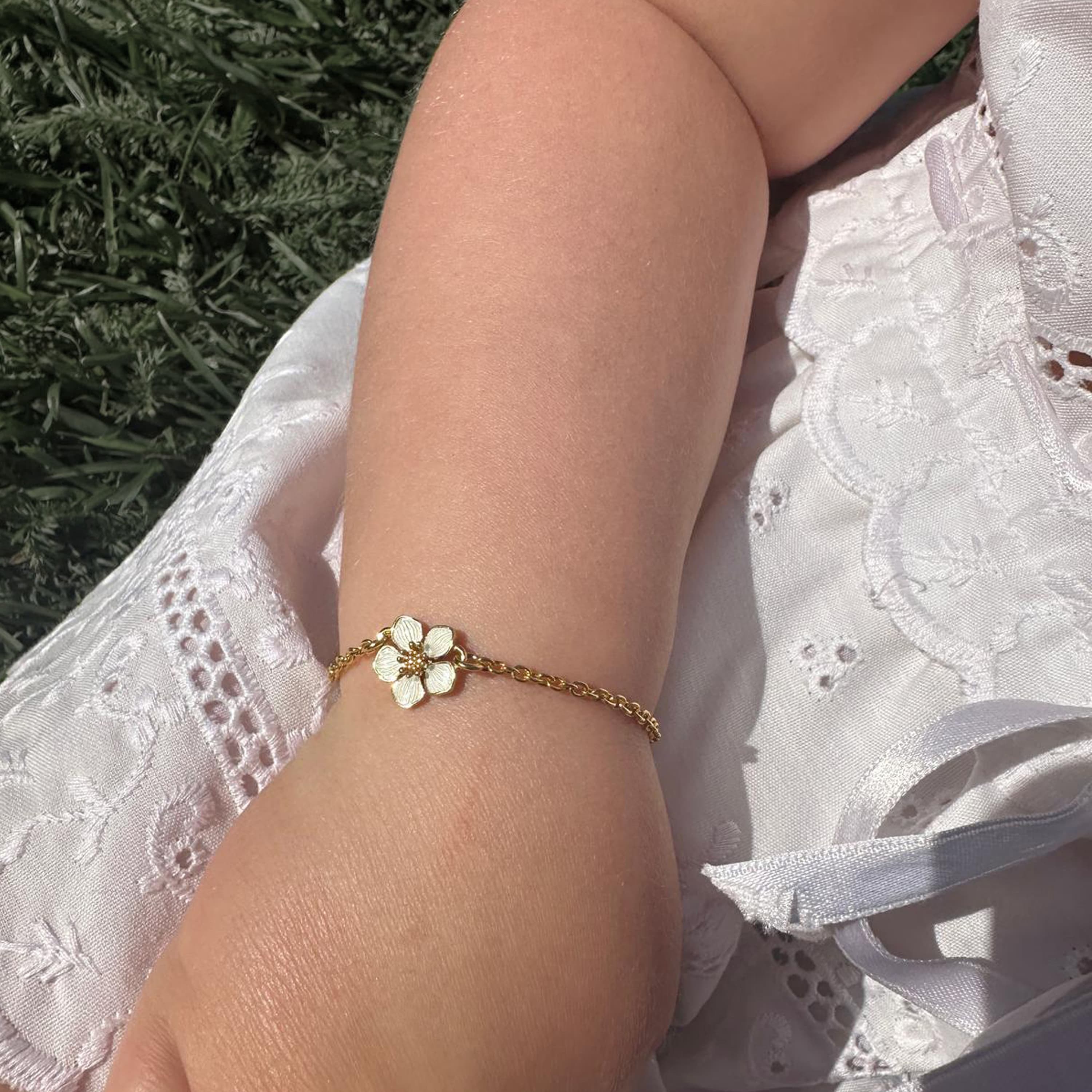 Armbånd, Markjordbærblomst - Barn