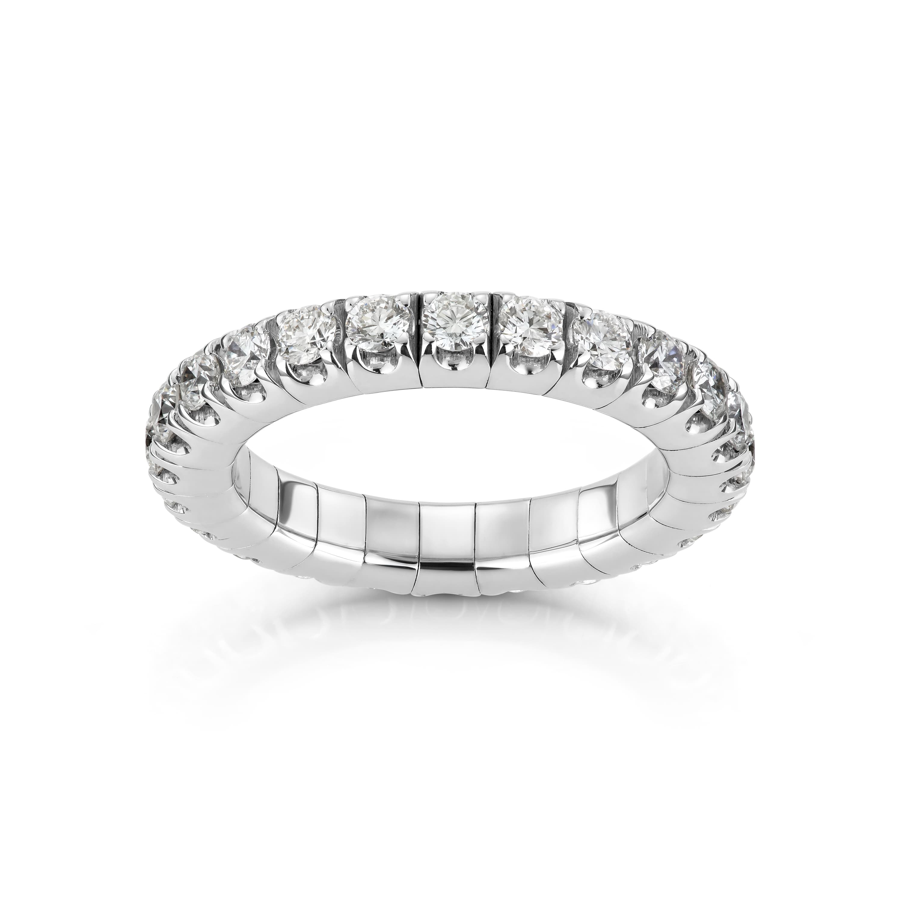 Ring, Stretch rekkering 1,92-2,16 ct