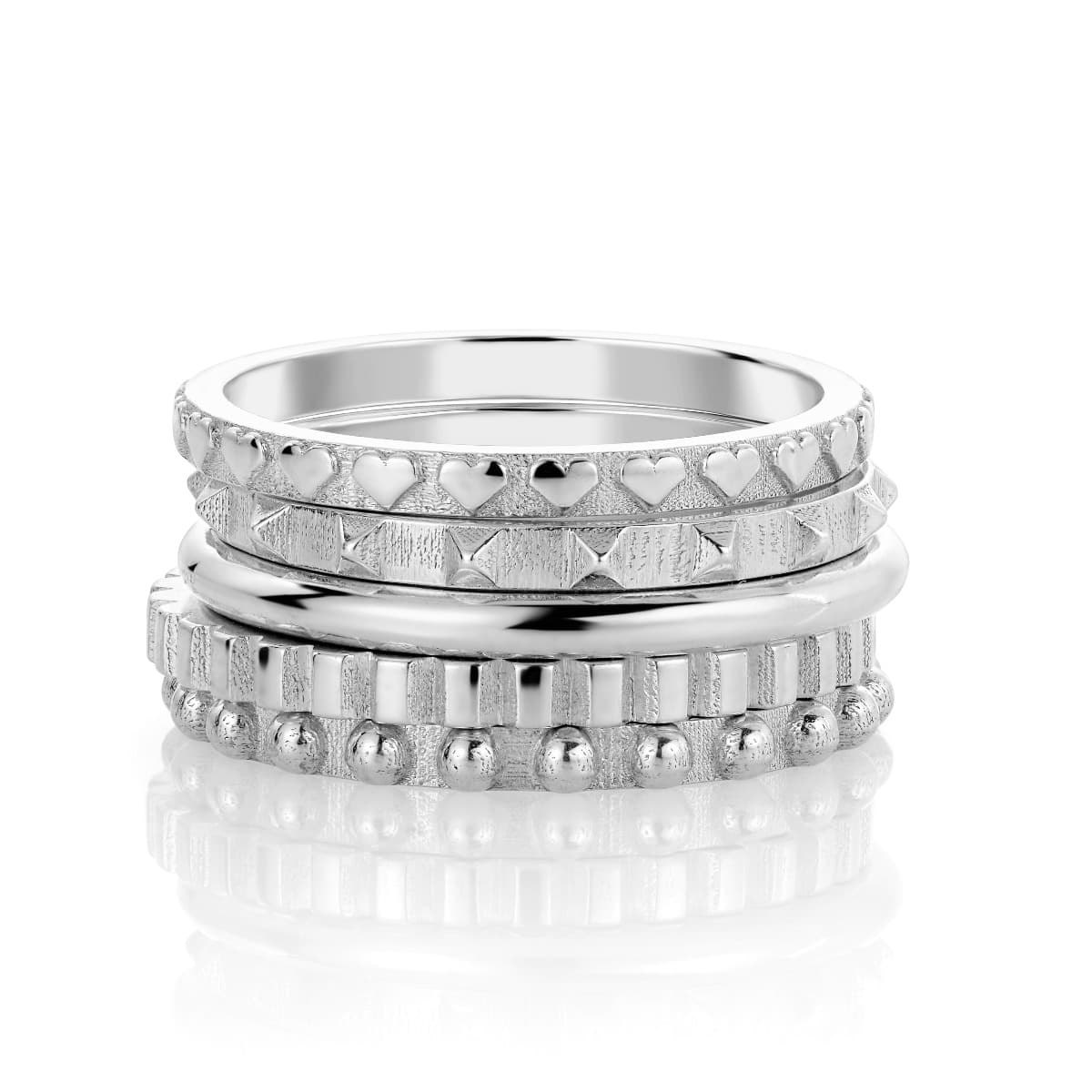 Ring, Pyramide sølv