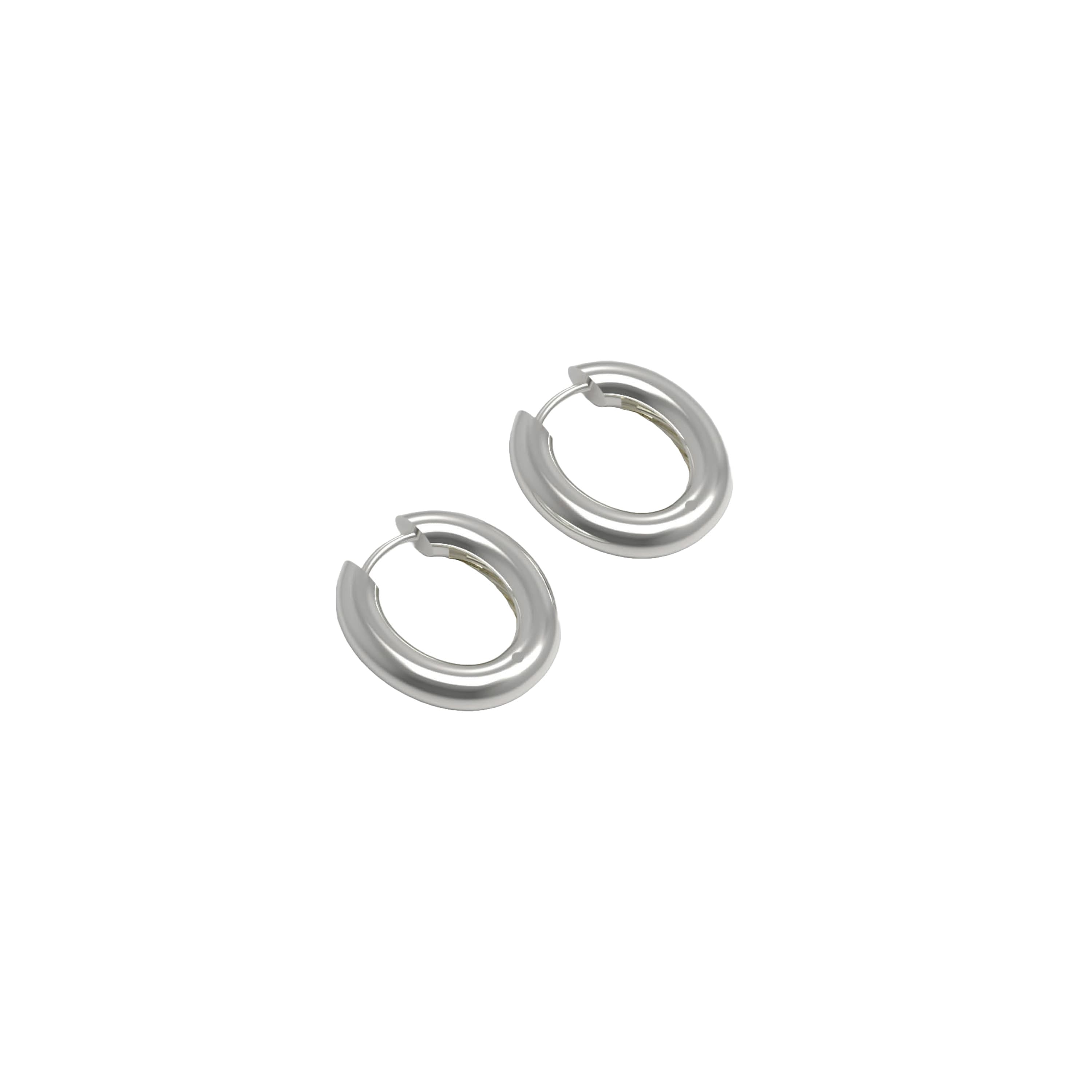 Øreringer, Chunky Hoops medium