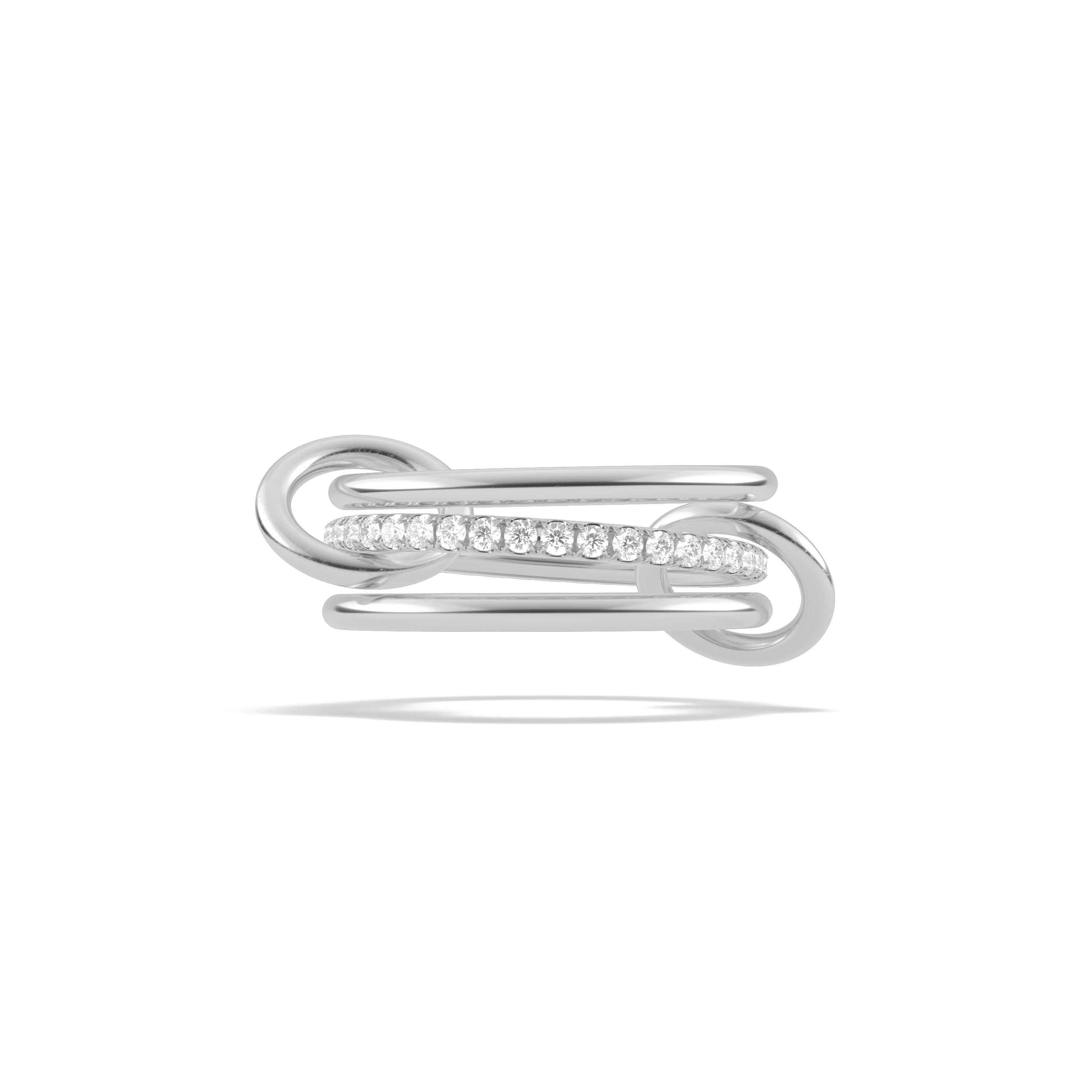 Ring, Sonny sølv med diamanter