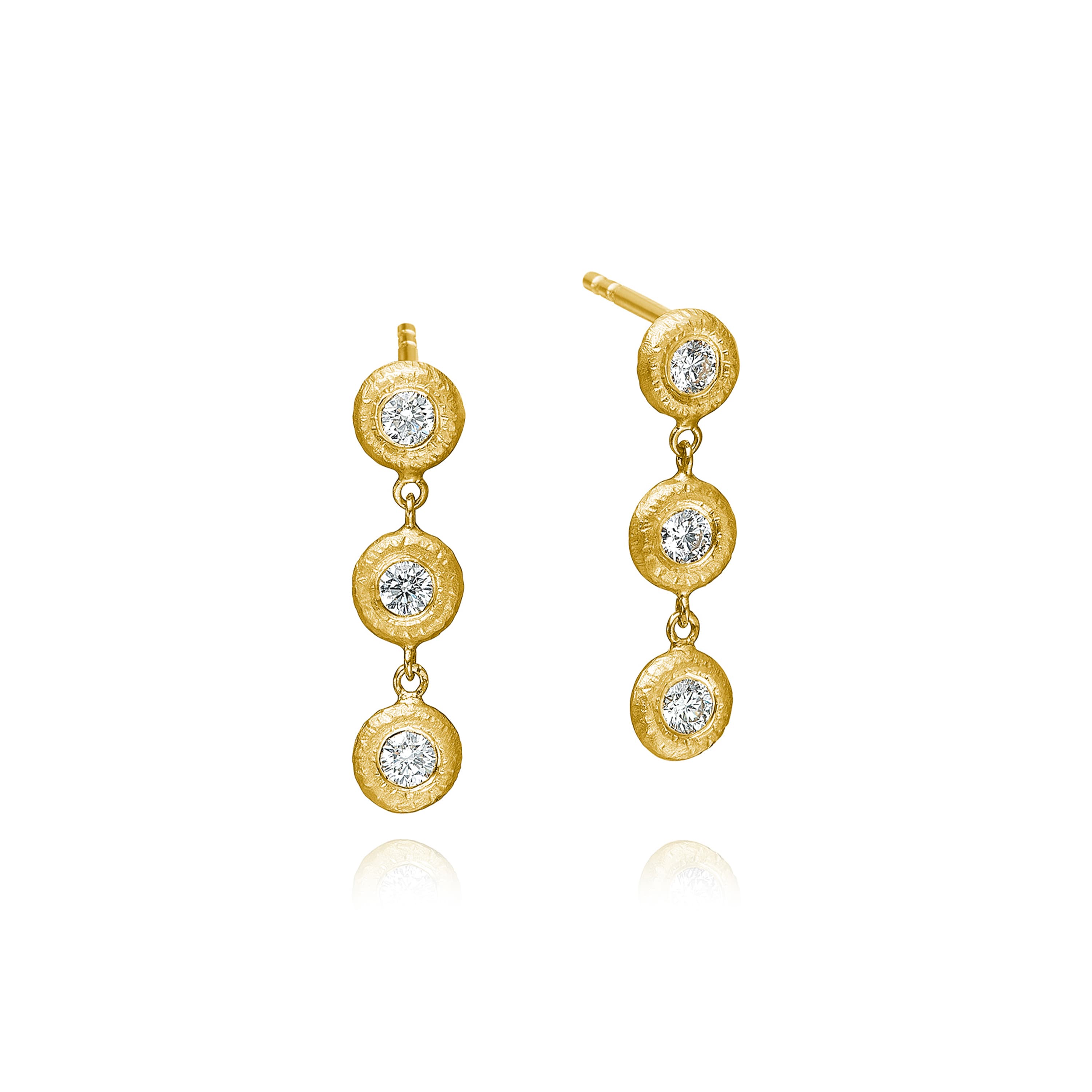Øredobber, Glory Trio 0,24 ct