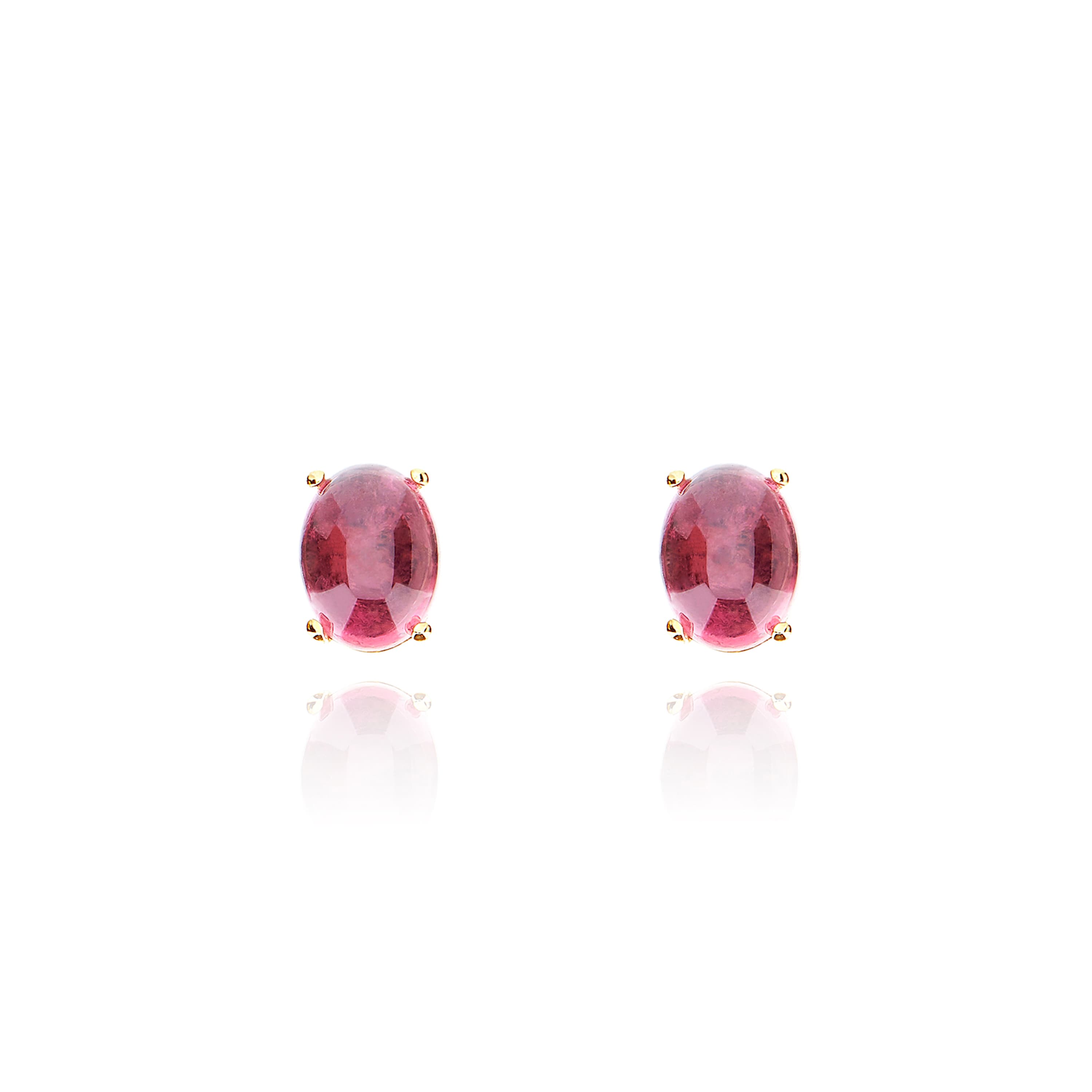 Øredobber, Dancing In The Rain Tourmalines - Rosa Turmalin små