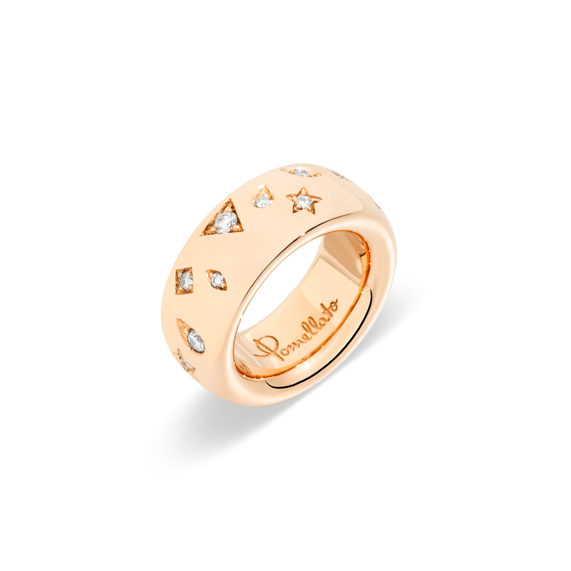 Ring, Iconica Fancy Large med diamanter 0,70 ct