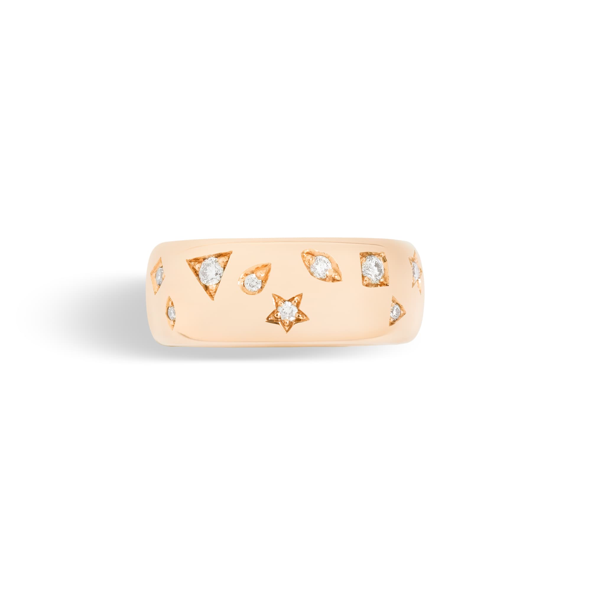 Ring, Iconica Fancy Large med diamanter 0,70 ct