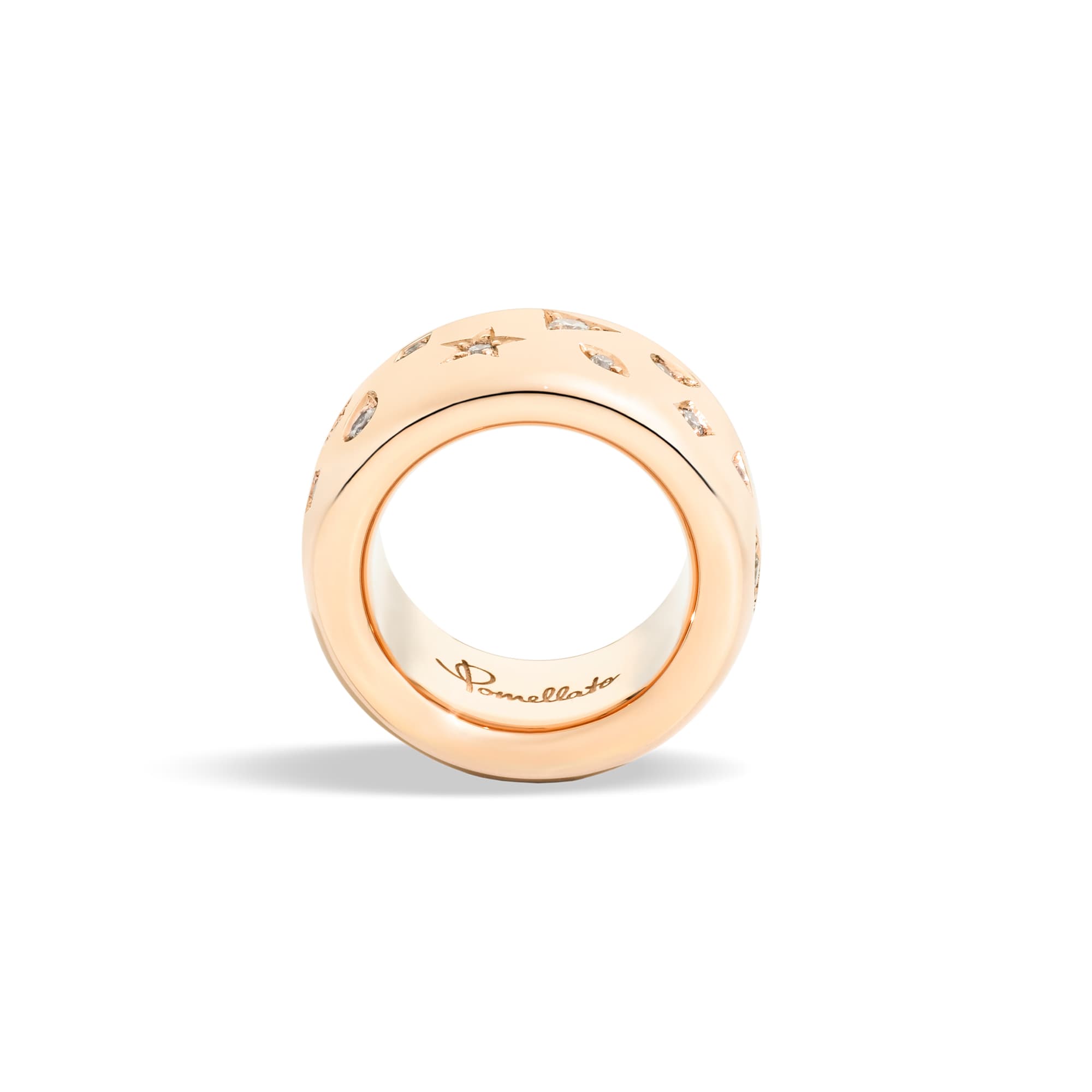 Ring, Iconica Fancy med diamanter 0,80 ct