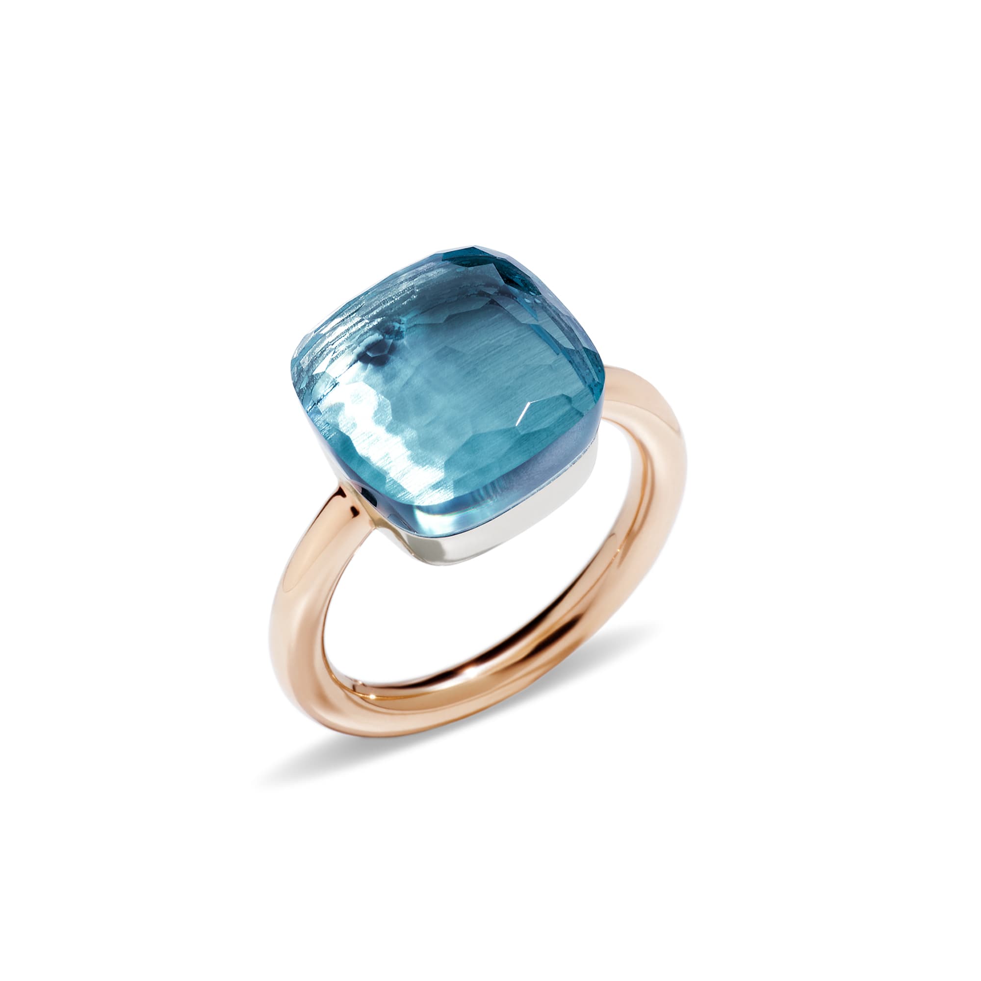 Ring, Nudo Maxi Sky Blue Topas