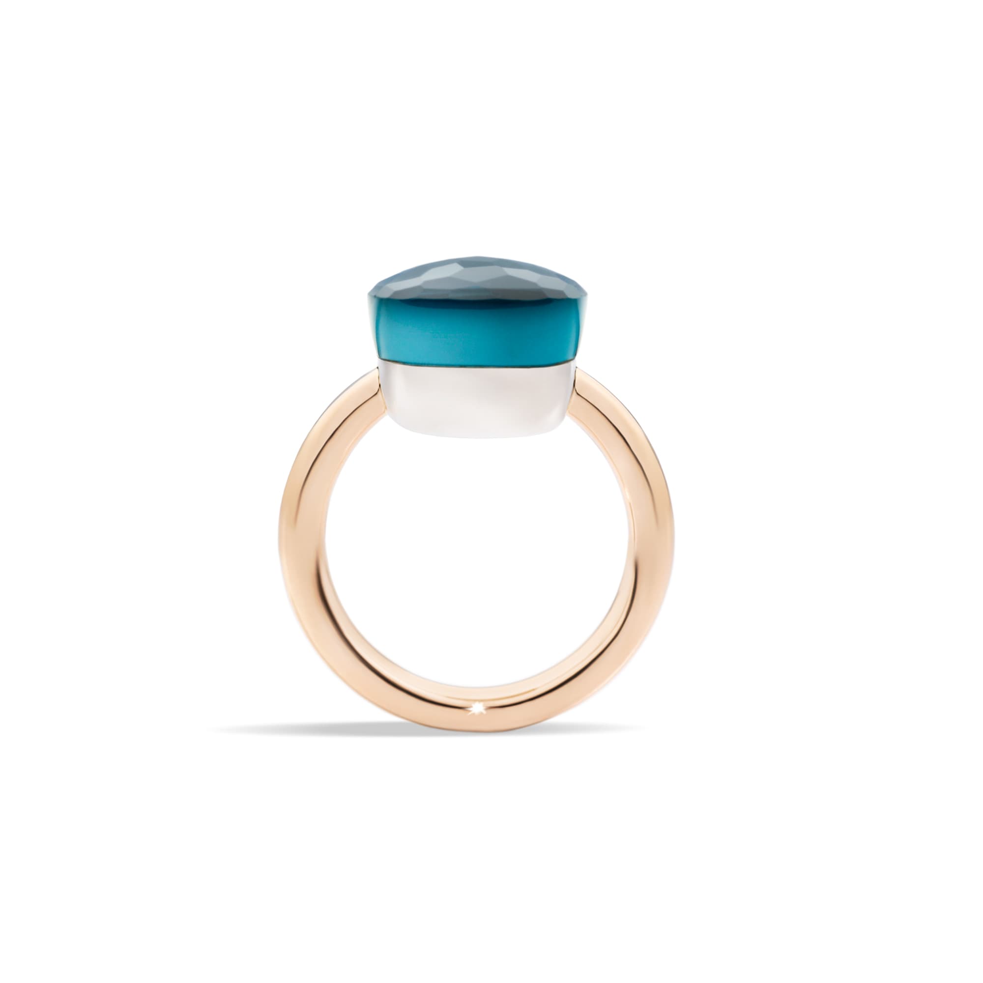 Ring, Nudo Maxi London Blue Topas