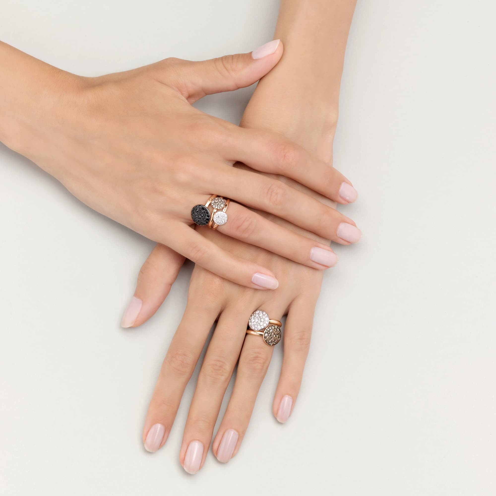 Ring, Sabbia Small brune diamanter 0,30 ct