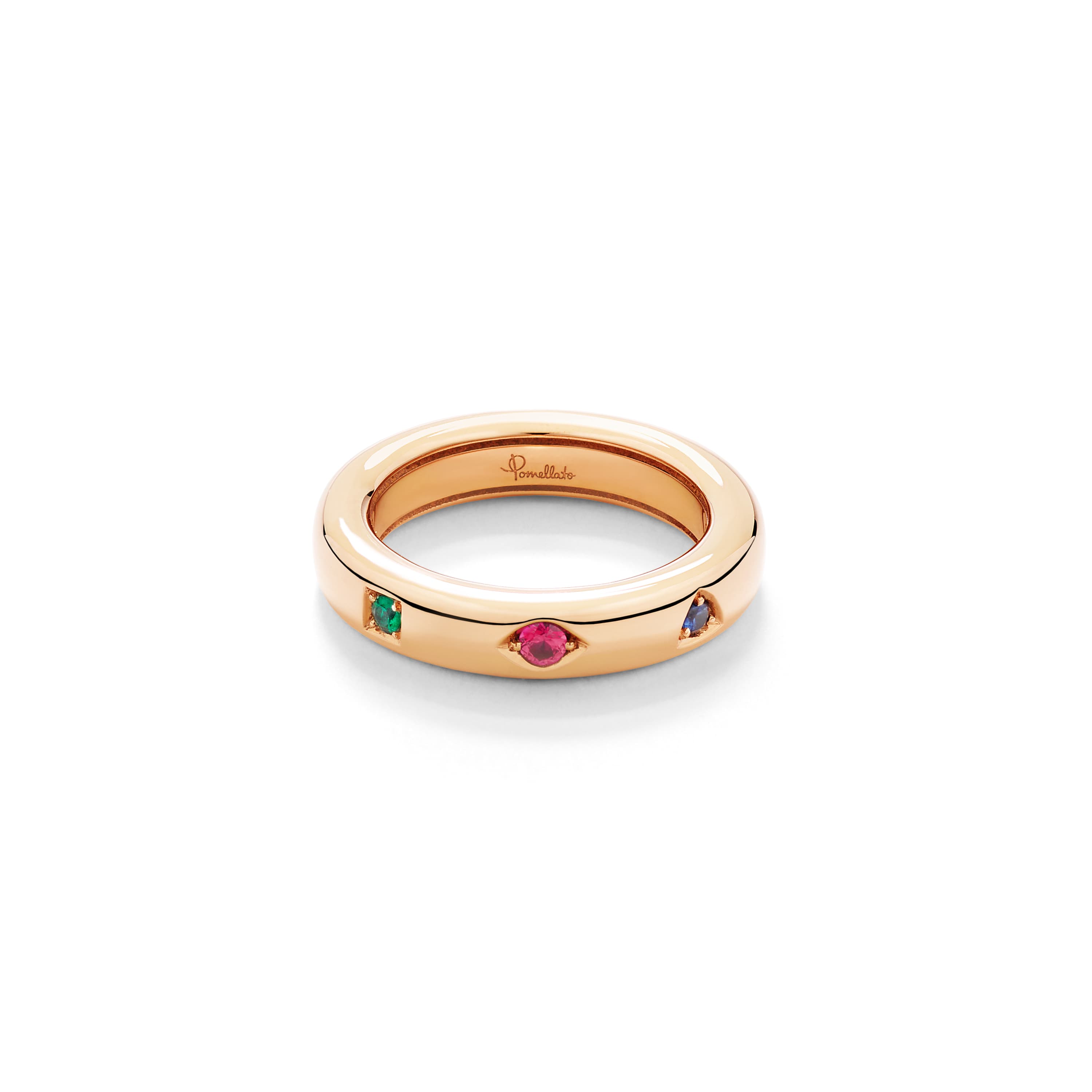 Ring, Iconica Extra Slim med fargestener