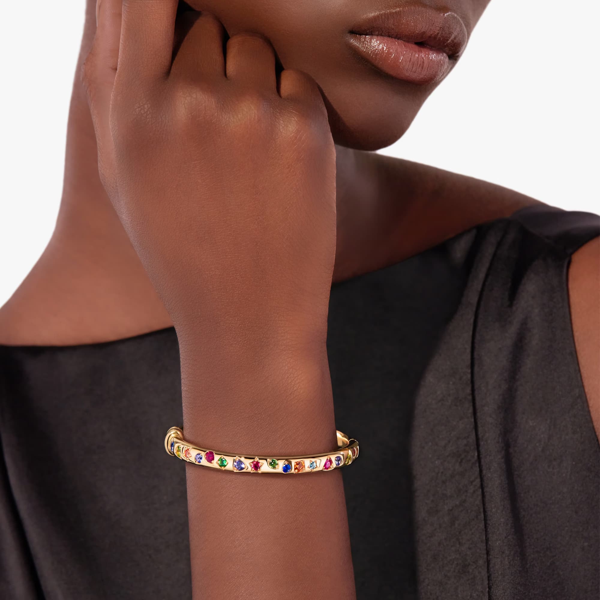 Armring, Iconica Fancy med fargestener