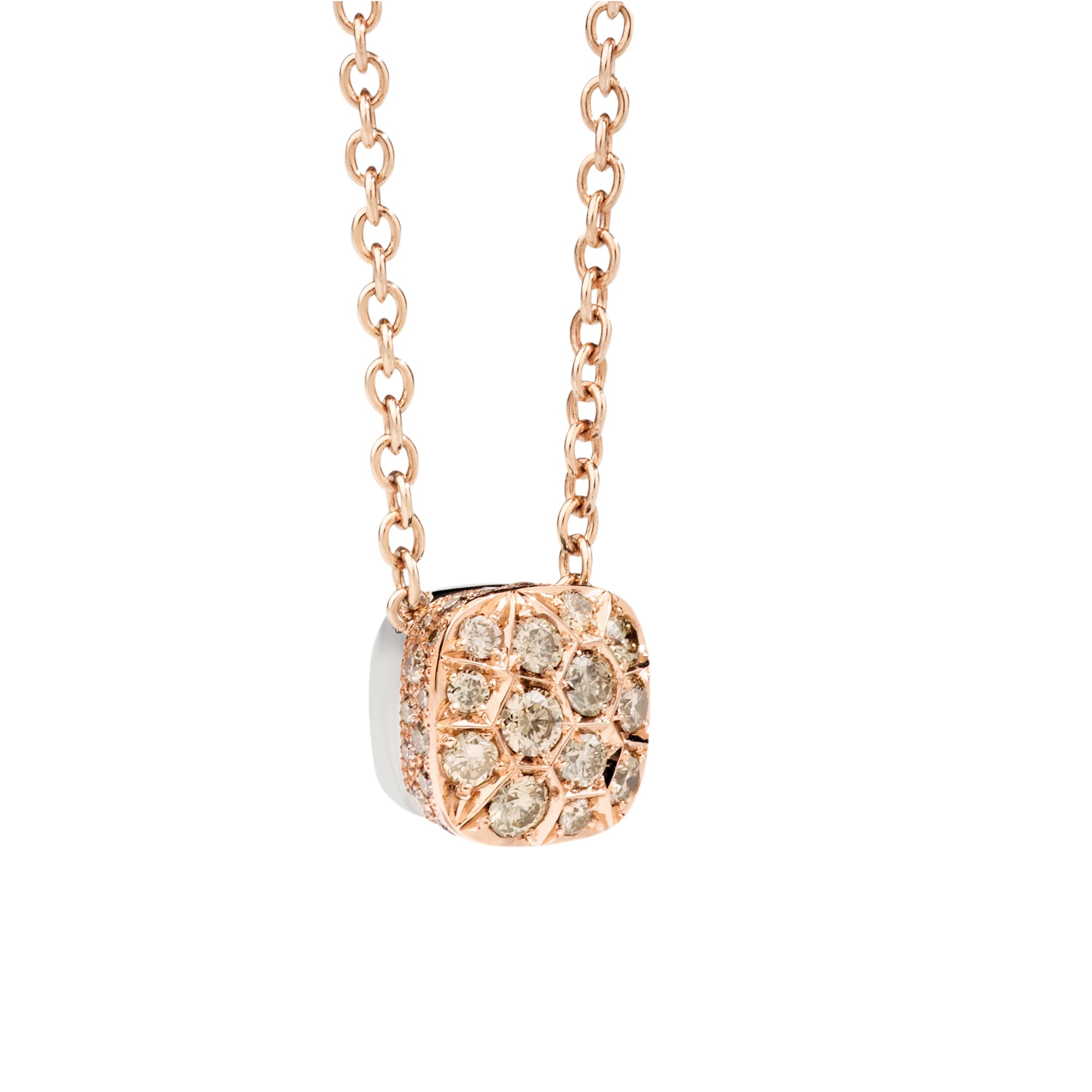 Kjede, Nudo Pendant brune diamanter 0,80 ct