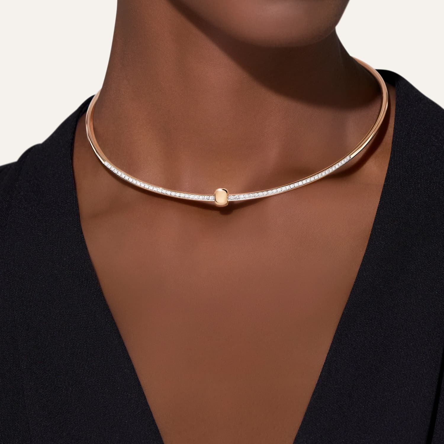 Kjede, Together klave med diamanter 0,85 ct
