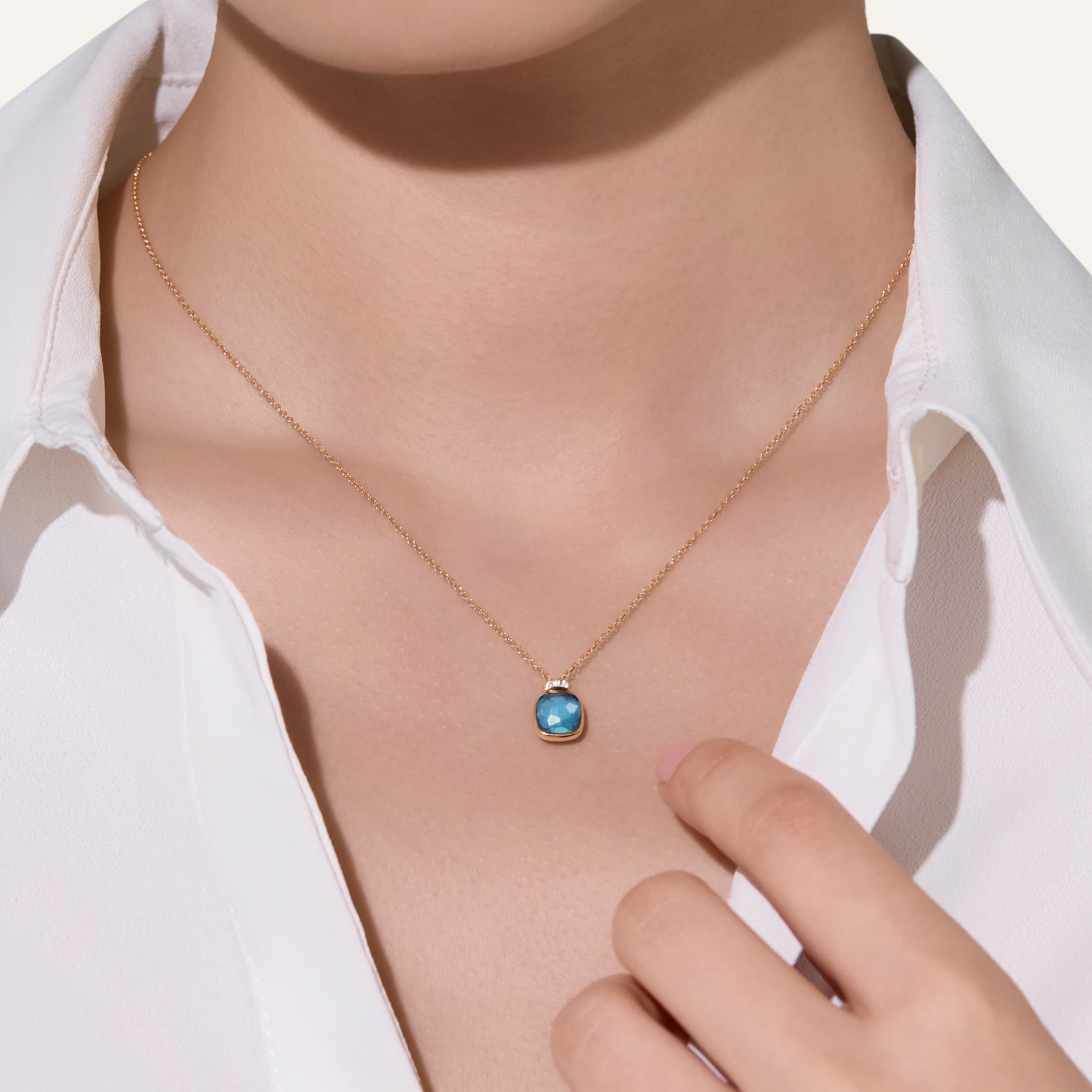 Kjede, Nudo Mini med diamant