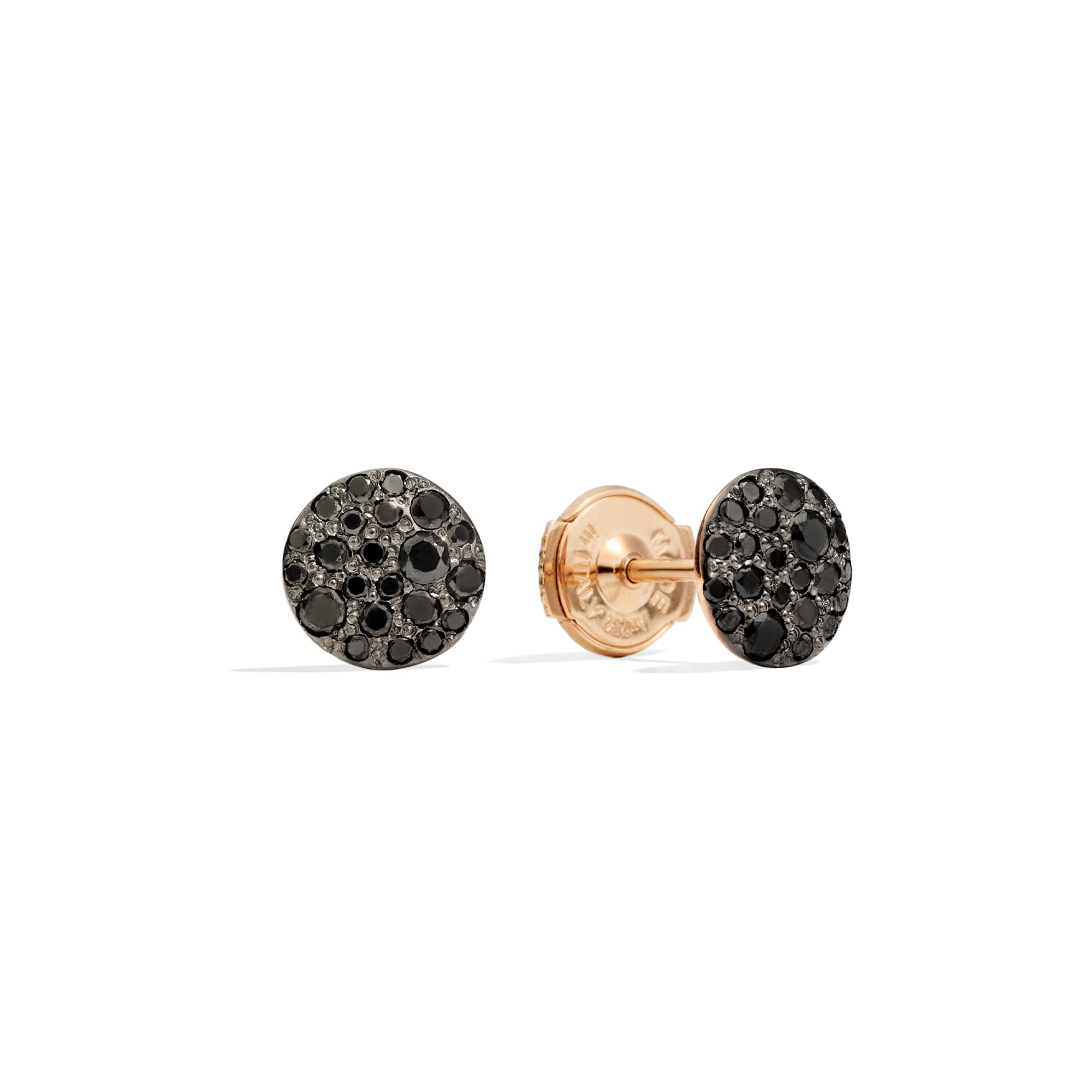 Øredobber, Sabbia sorte diamanter 0,60 ct