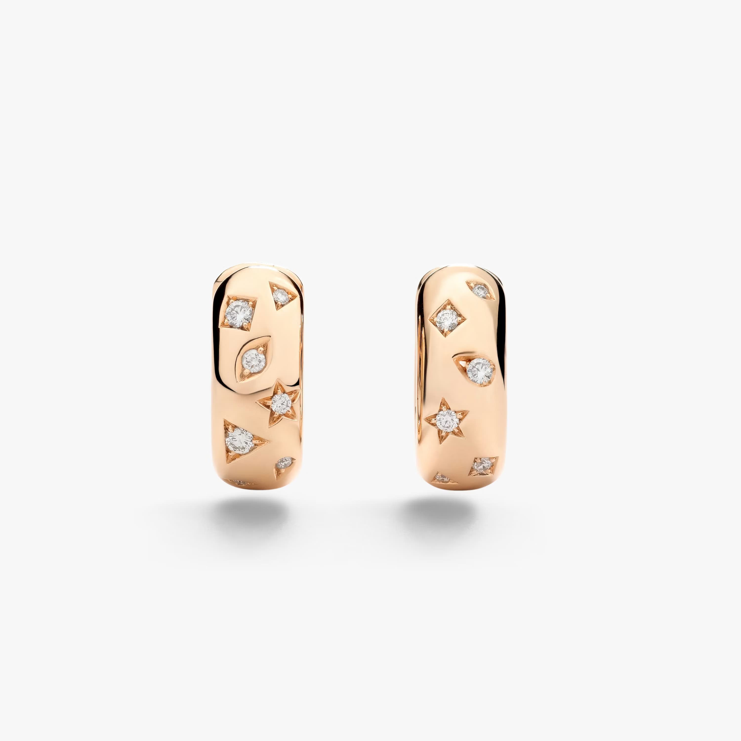 Øreringer, Iconica Fancy med diamanter 0,40 ct