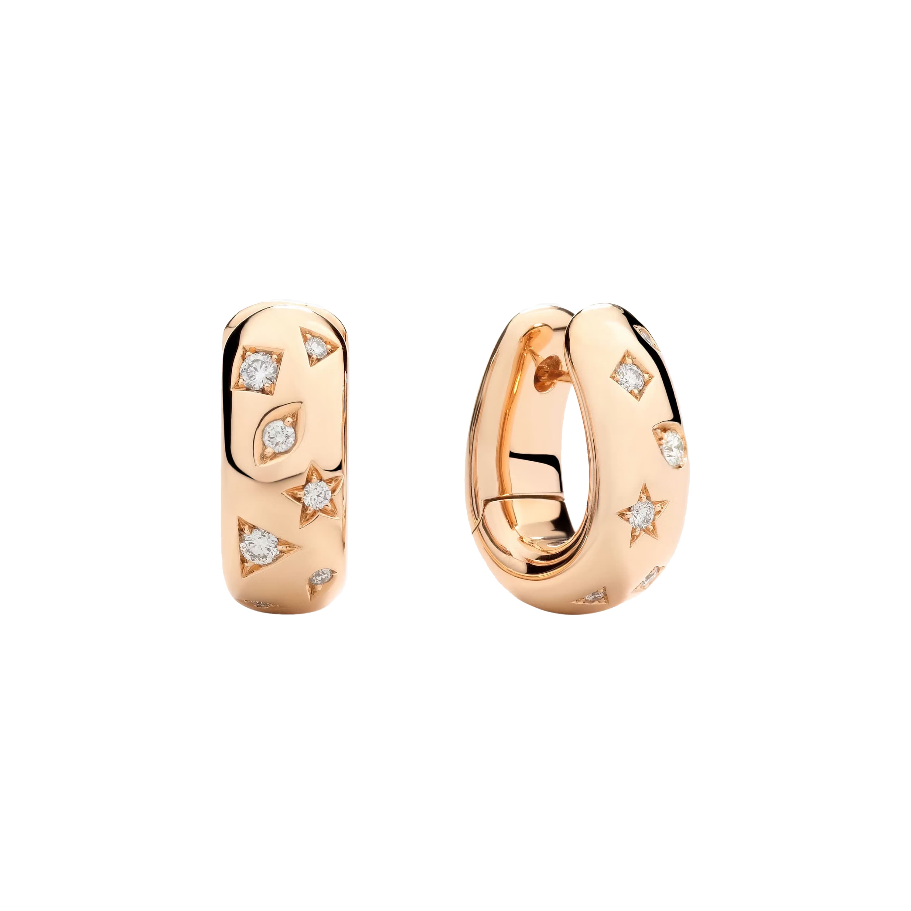 Øreringer, Iconica Fancy med diamanter 0,40 ct