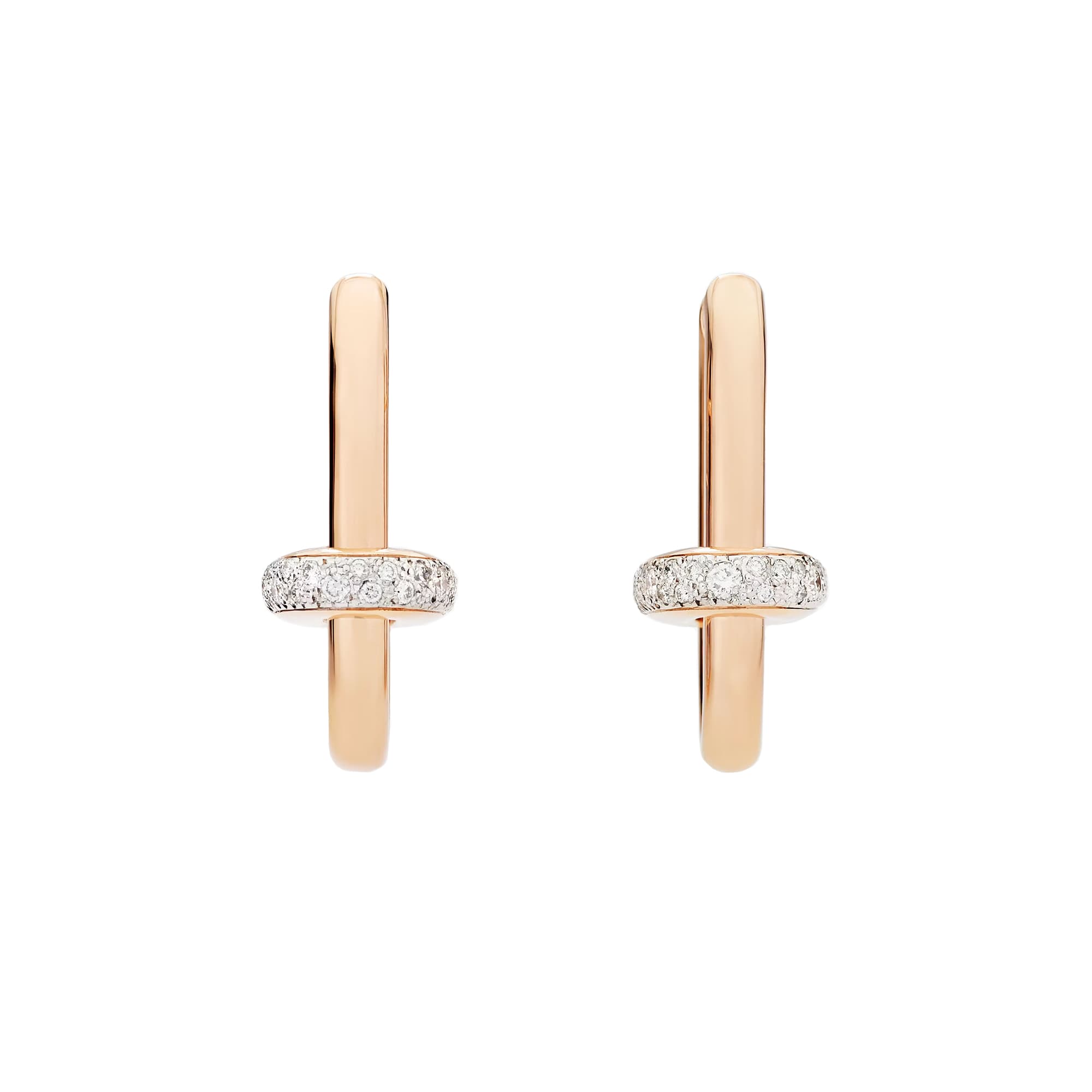 Øredobber, Iconica Links med diamanter 0,56 ct