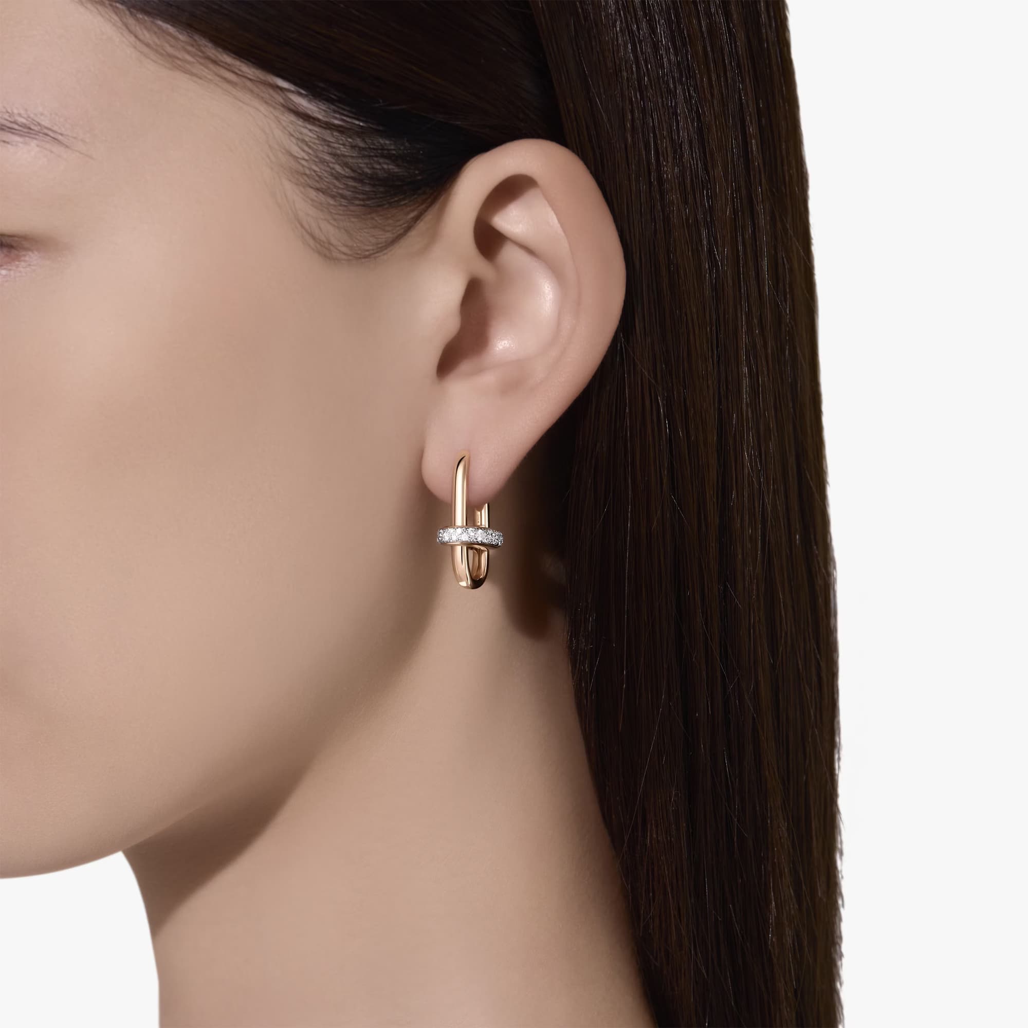 Øredobber, Iconica Links med diamanter 0,56 ct