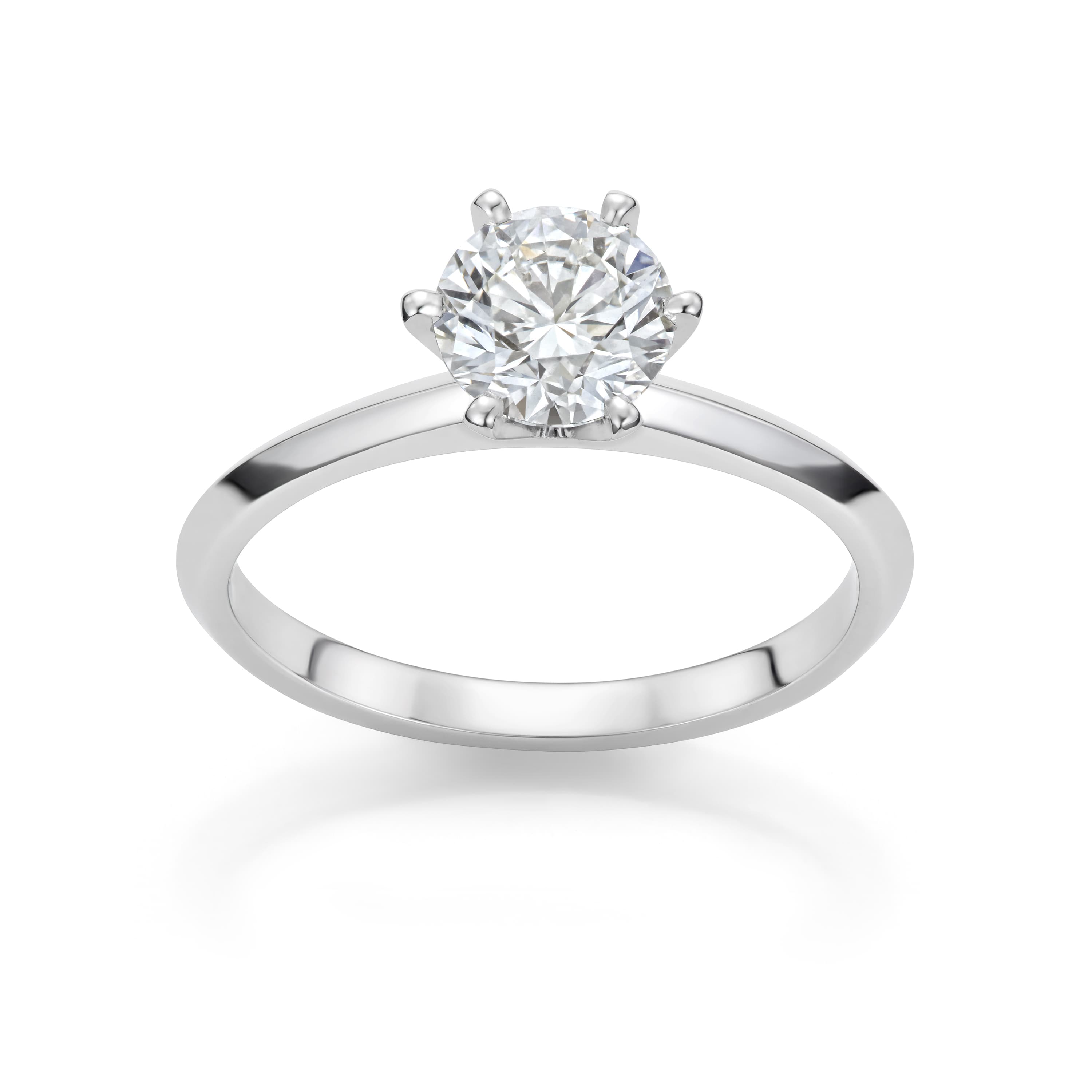 Ring, Solitær diamant 1,00 ct